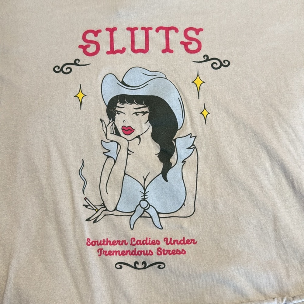 SLUTS crop top